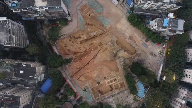 广州小学改扩建惊现历史遗存，工地成大型考古现场